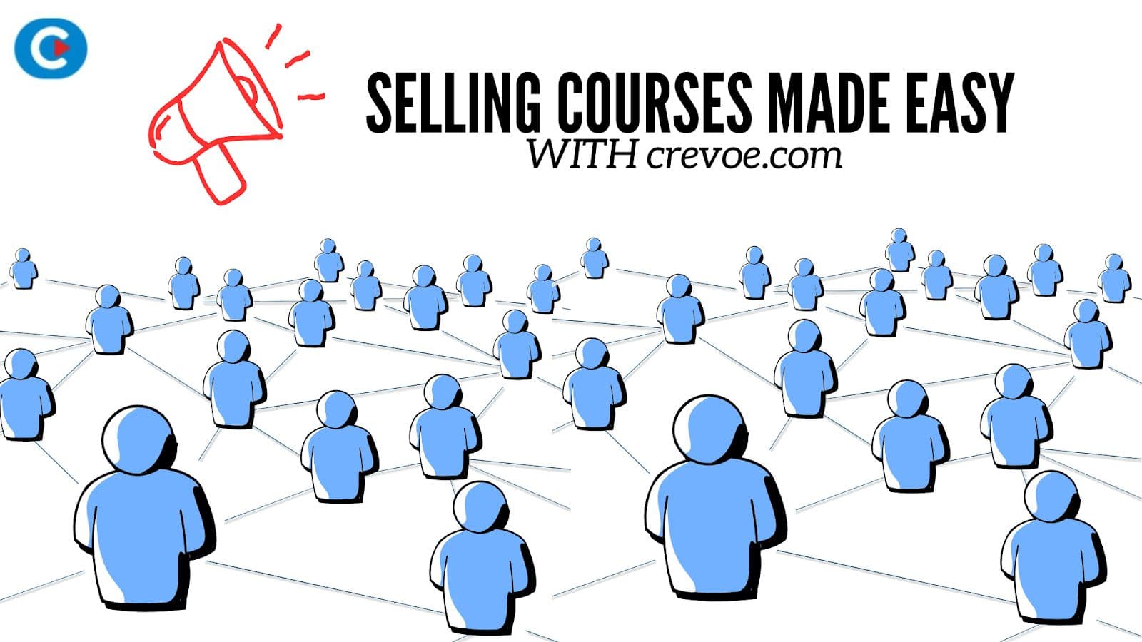 Selling courses made easy with crevoe